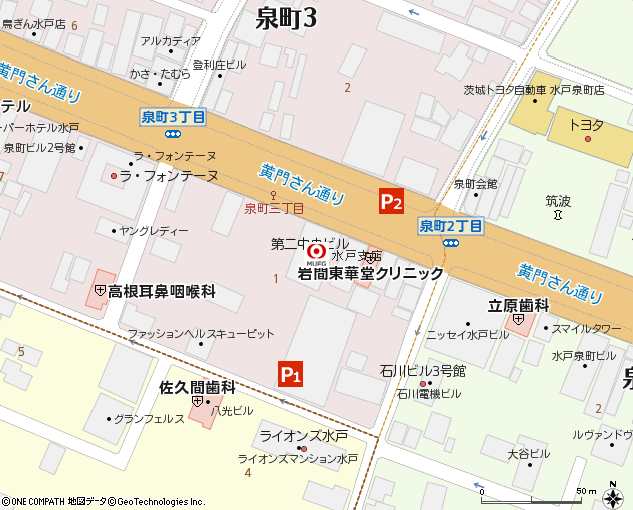 水戸支店付近の地図